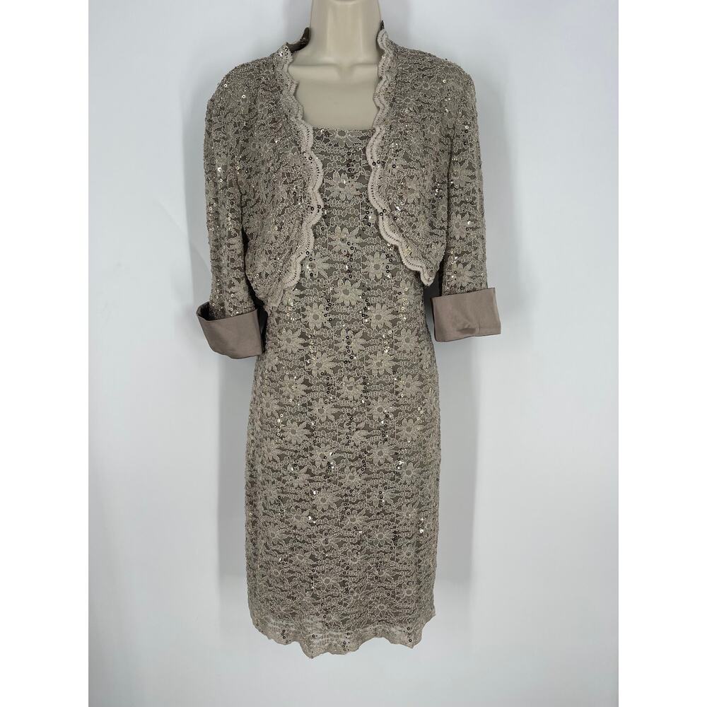 R&M Richards 2 Piece Lace Dress (B10#13)